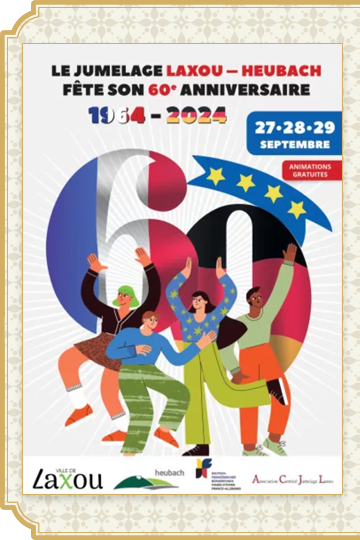 27-28-29 septembre 2024 : Le jumelage Laxou - Heubach fête son 60ème anniversaire